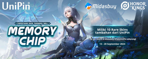 [Honor of Kings] Dapatkan Skin Terbaru Arli – Memory Chip! Top Up Tokens di Midasbuy #PakeUniPin & Raih 10 Rare Skins